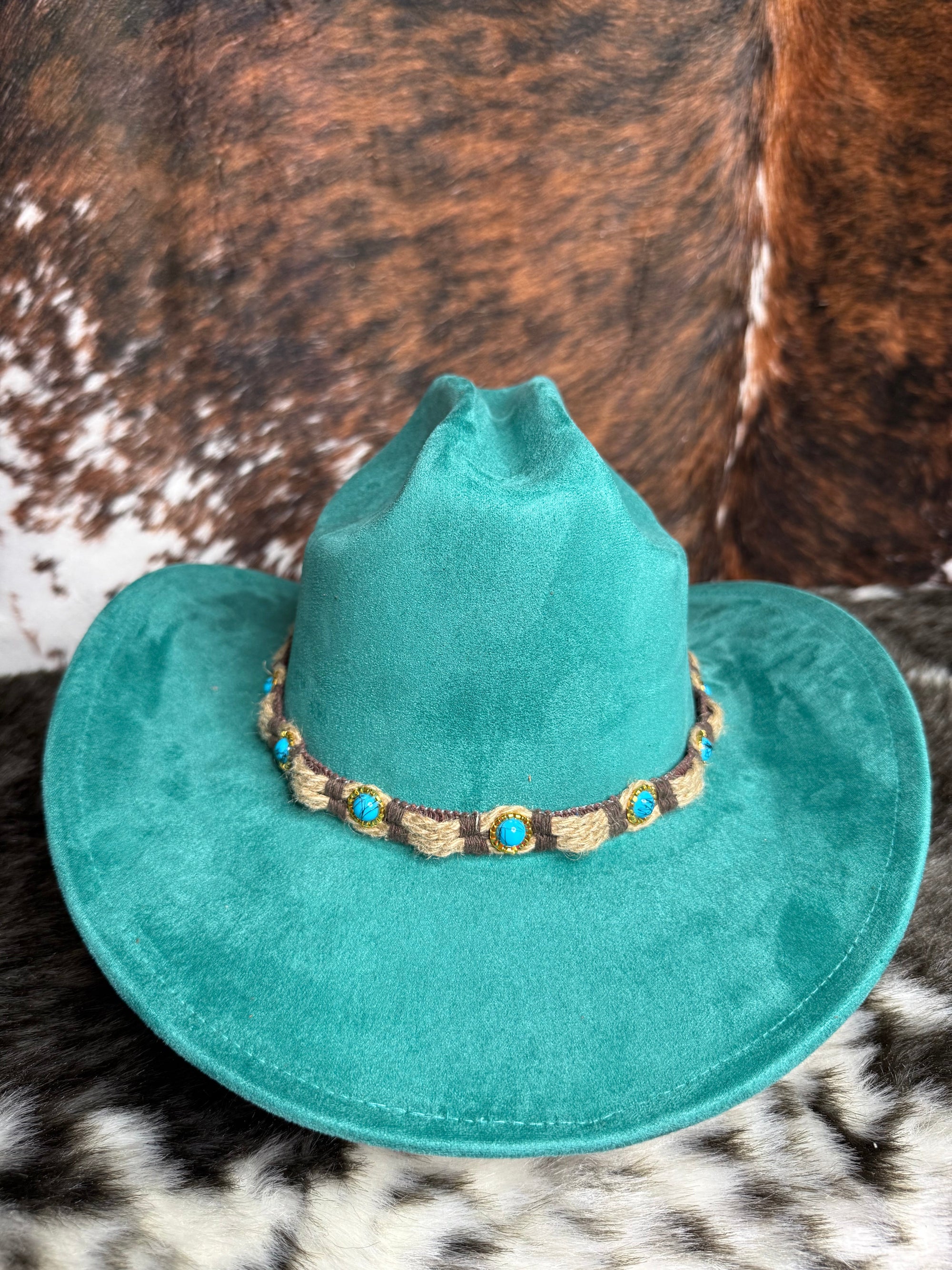 Premium Suede Cowboy Hat - Adjustable Straps Inside, Unisex Design, Size 56-58cm, Western Style, Fashionable & Functional, Shipped in a Box-0