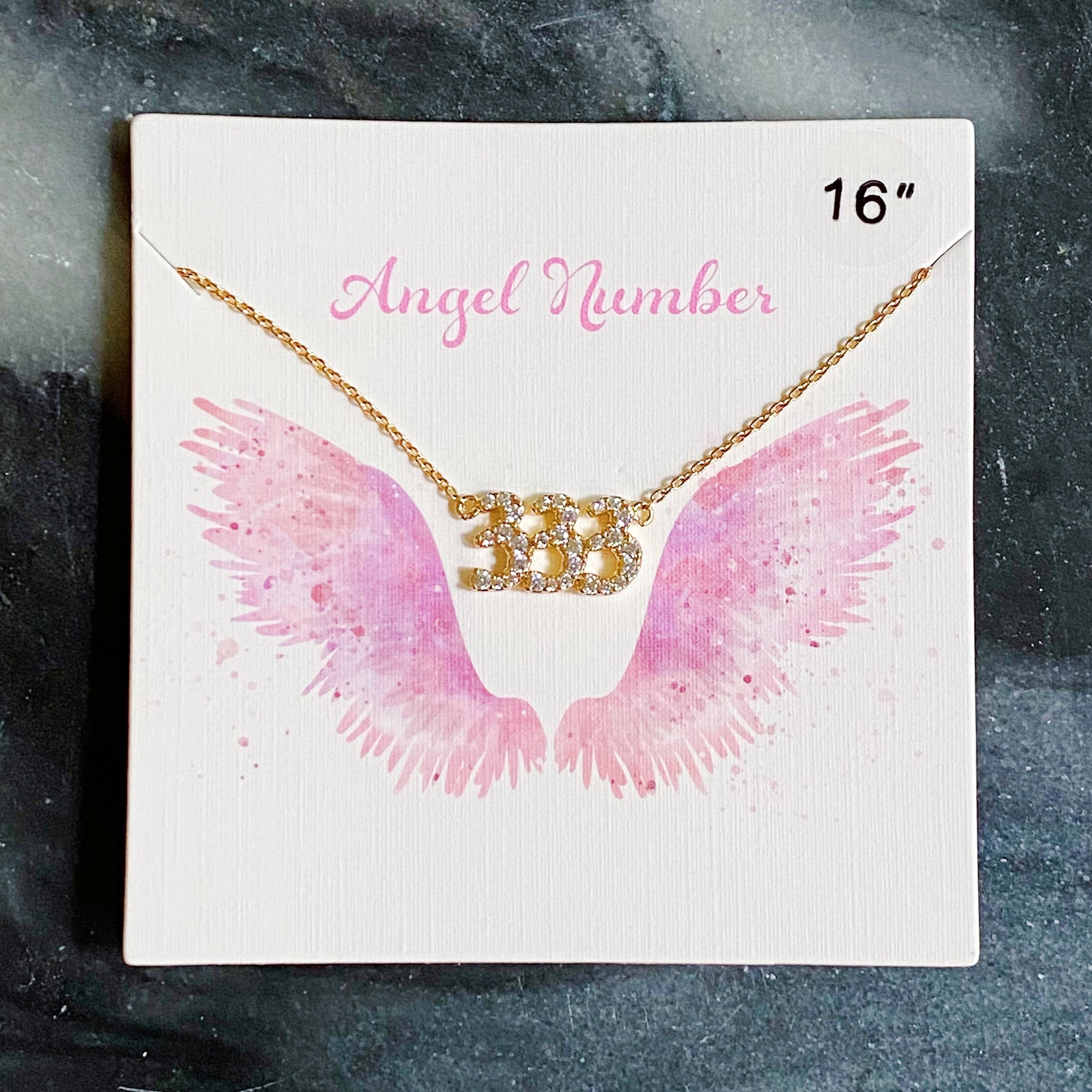 Dainty Angel Number Necklace-7