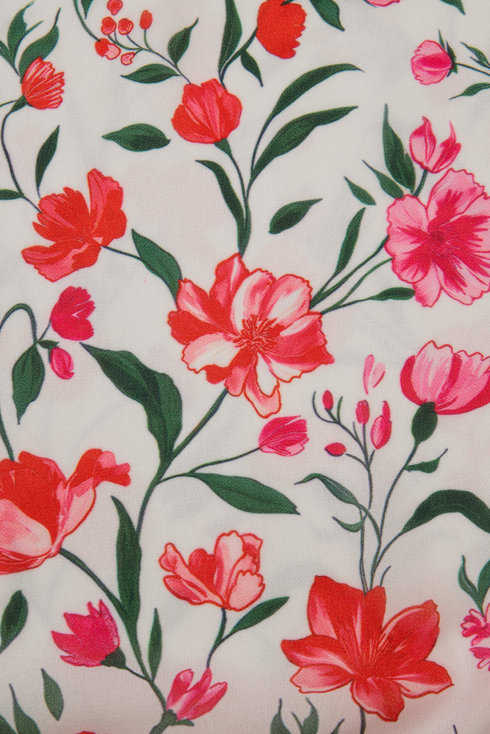 Pink Plus Size Floral Square Neck Puff Sleeve Ruffle Maxi Dress