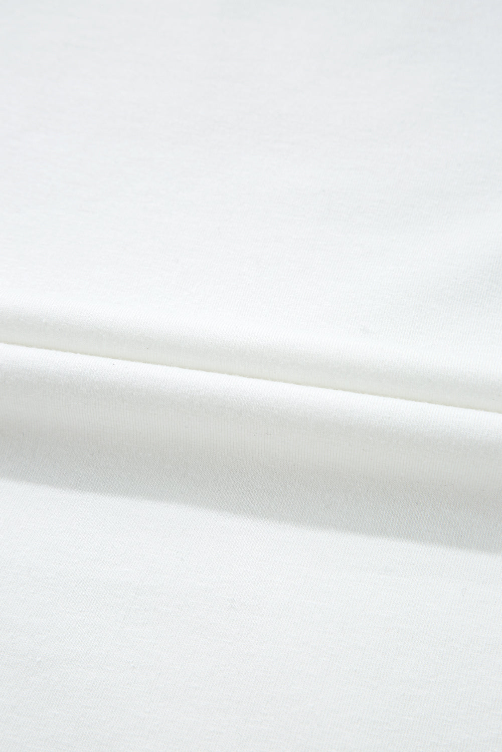 White Fake Two-Piece Lace Long Sleeve Drop Shoulder Tee