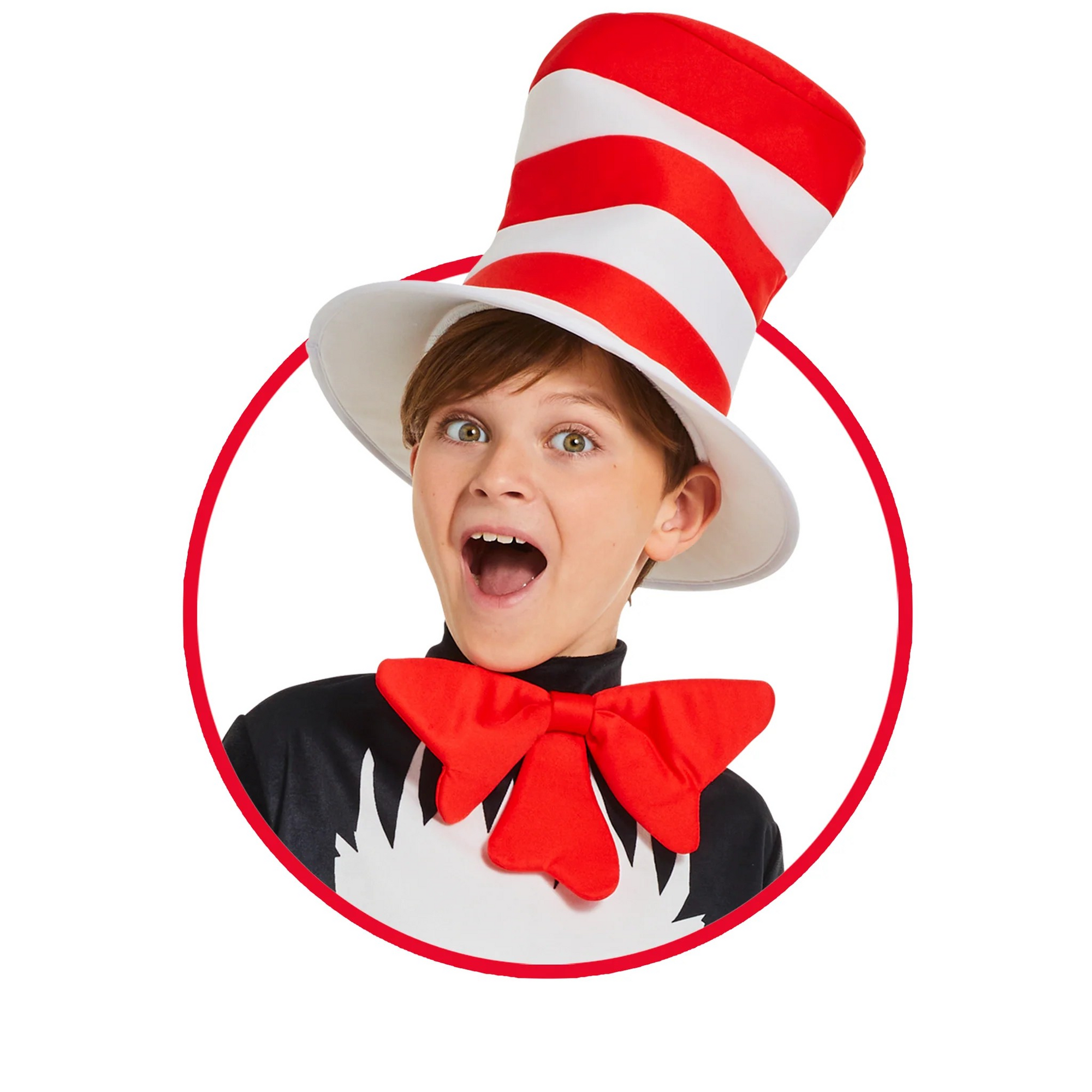 Kids Dr. Seuss Cat in the Hat Bow Tie & Hat Accessory Kit