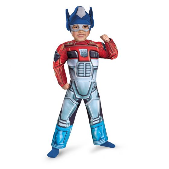 Boys Transformers Rescue Bots Optimus Prime Muscle Costume