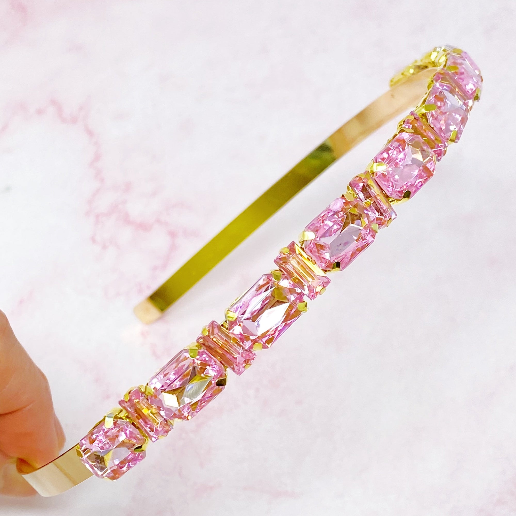 Diamonds In A Row Headband-5