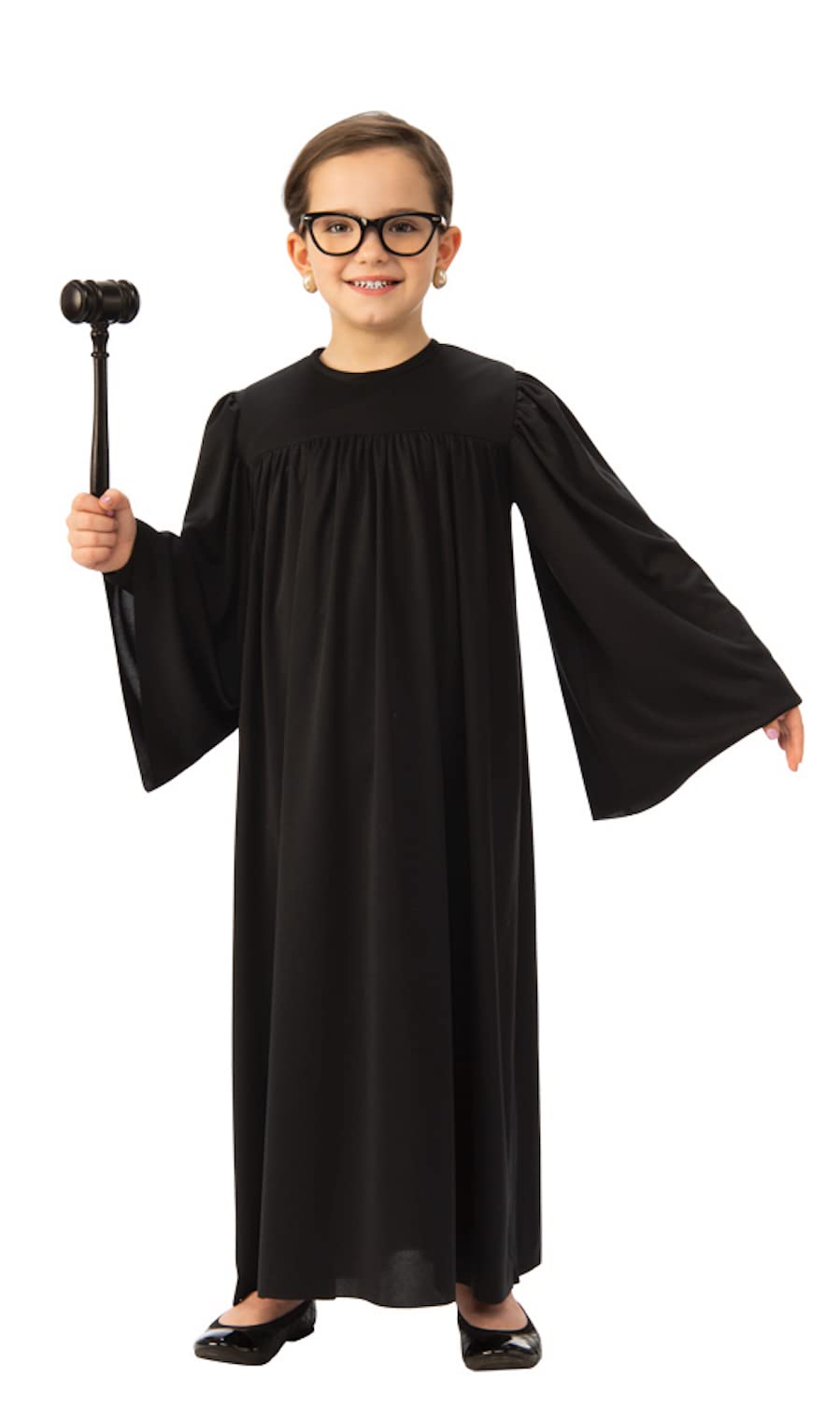 Kids Black Judge Robe Costume