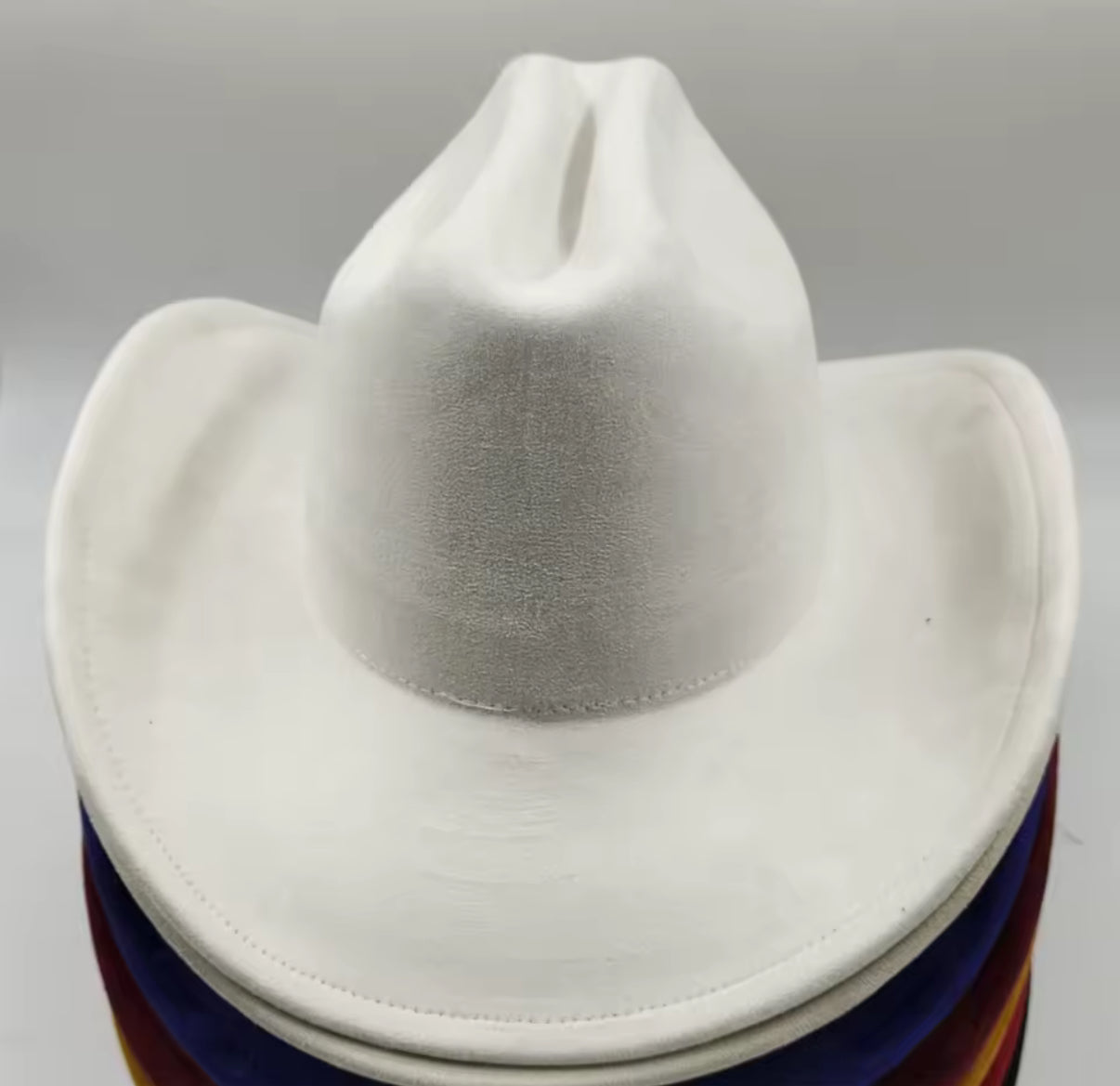 Premium Suede Cowboy Hat - Adjustable Straps Inside, Unisex Design, Size 56-58cm, Western Style, Fashionable & Functional, Shipped in a Box-1