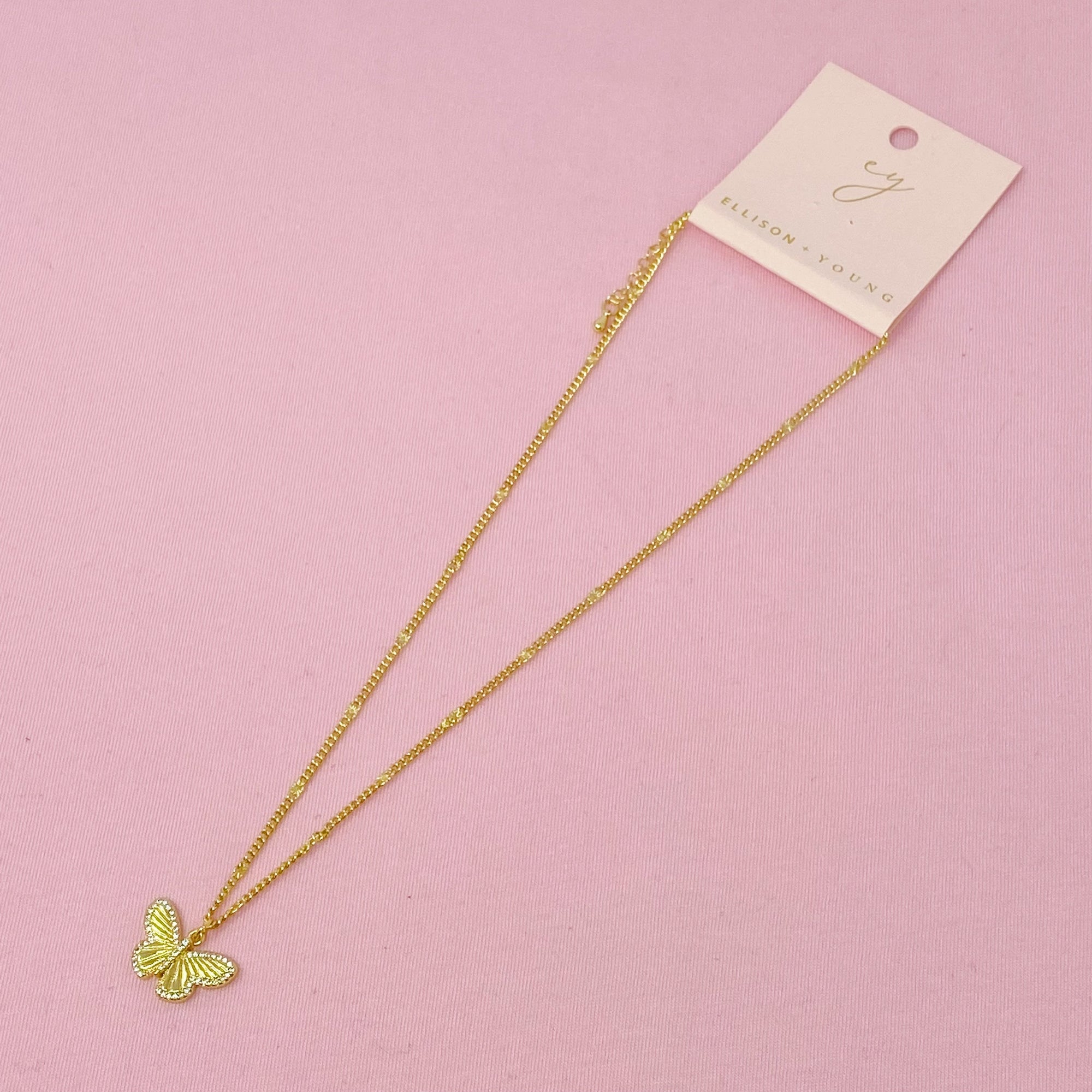 Butterfly In Flight Necklace-1