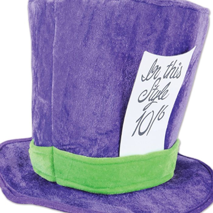 Alice in Wonderland Plush Mad Hatter Costume Hat