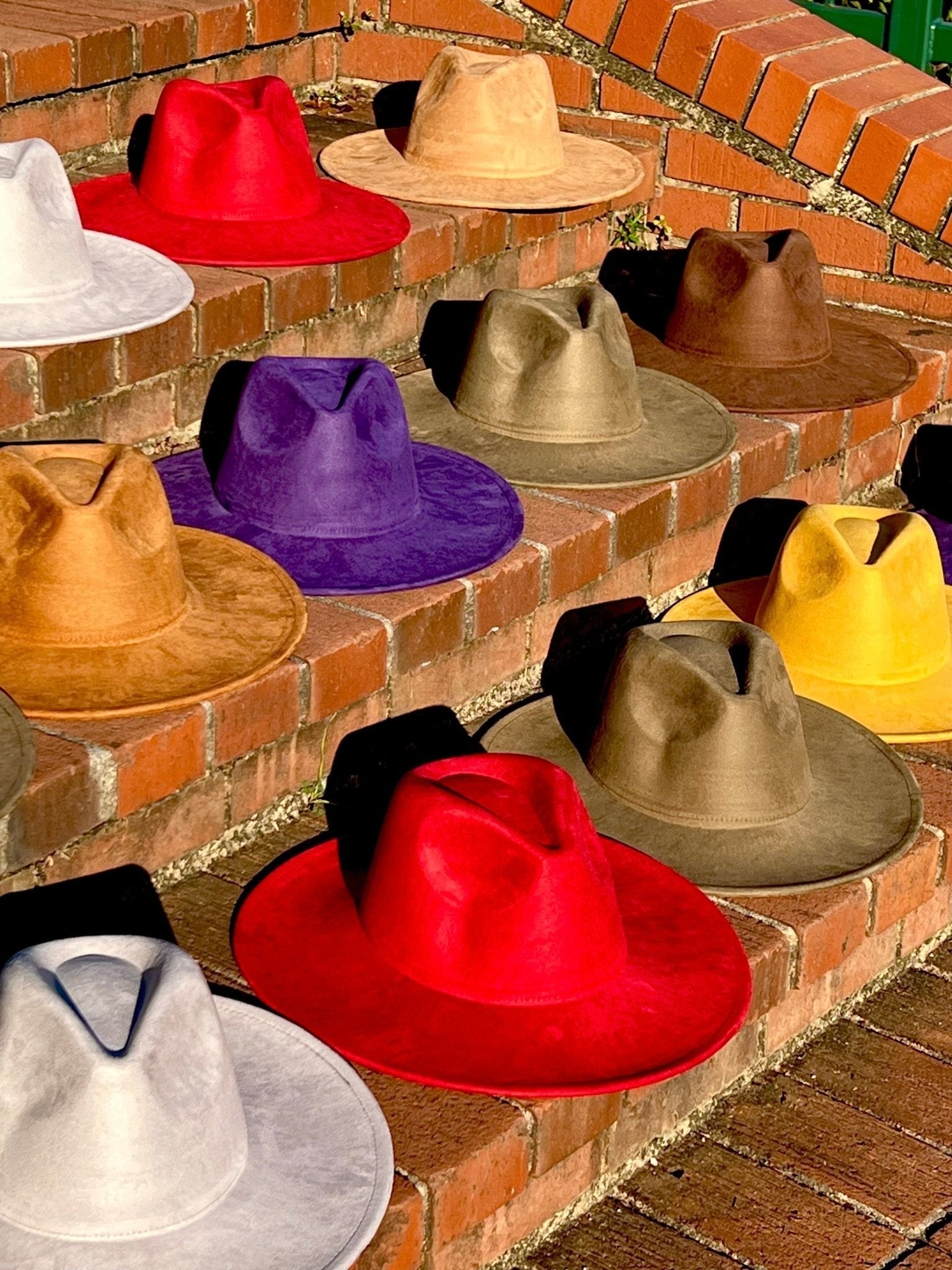 Twistme Suede wide brim Fedora-1