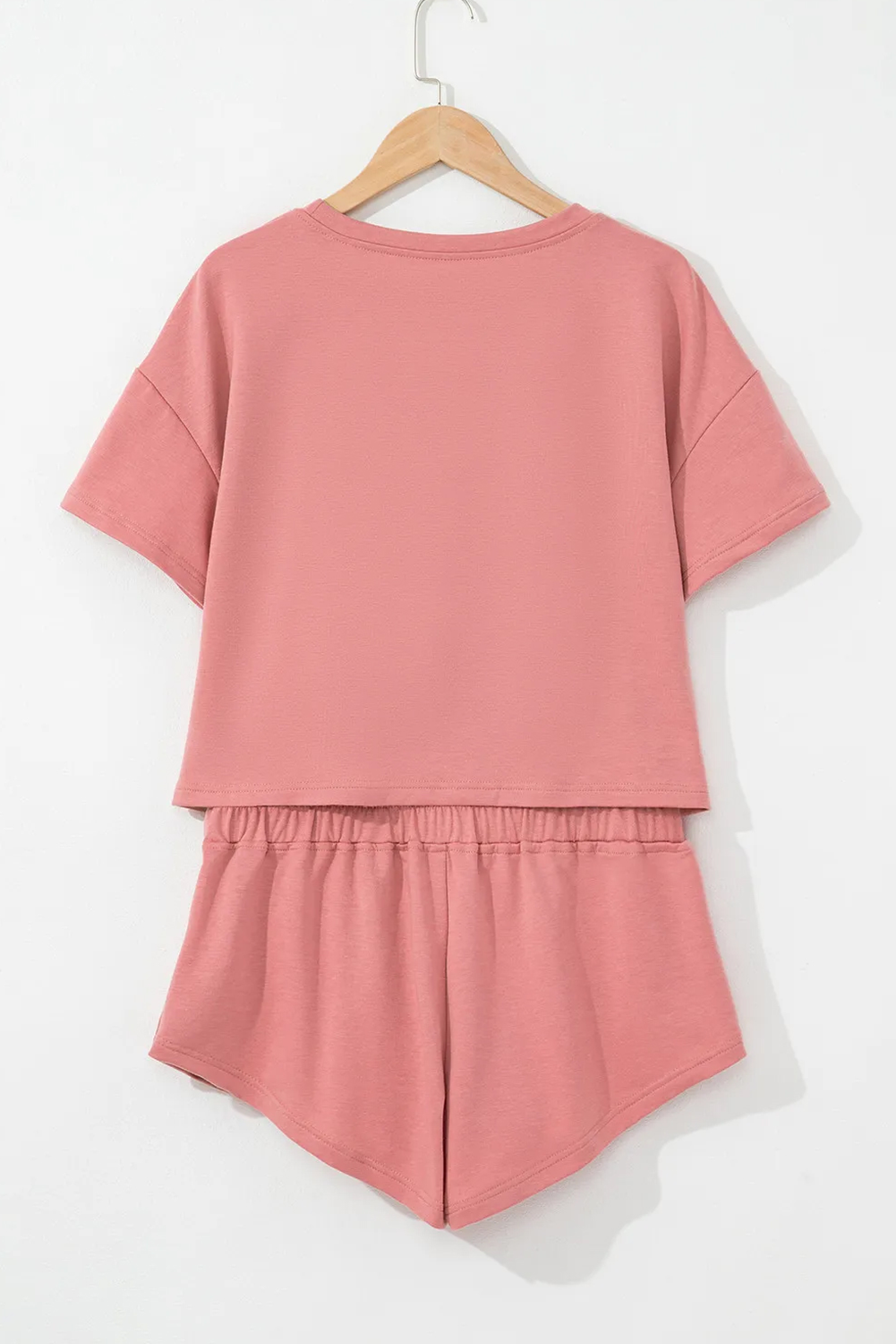 Blossom Sequin Horseshoe Cropped Tee and High Waist Skort Set