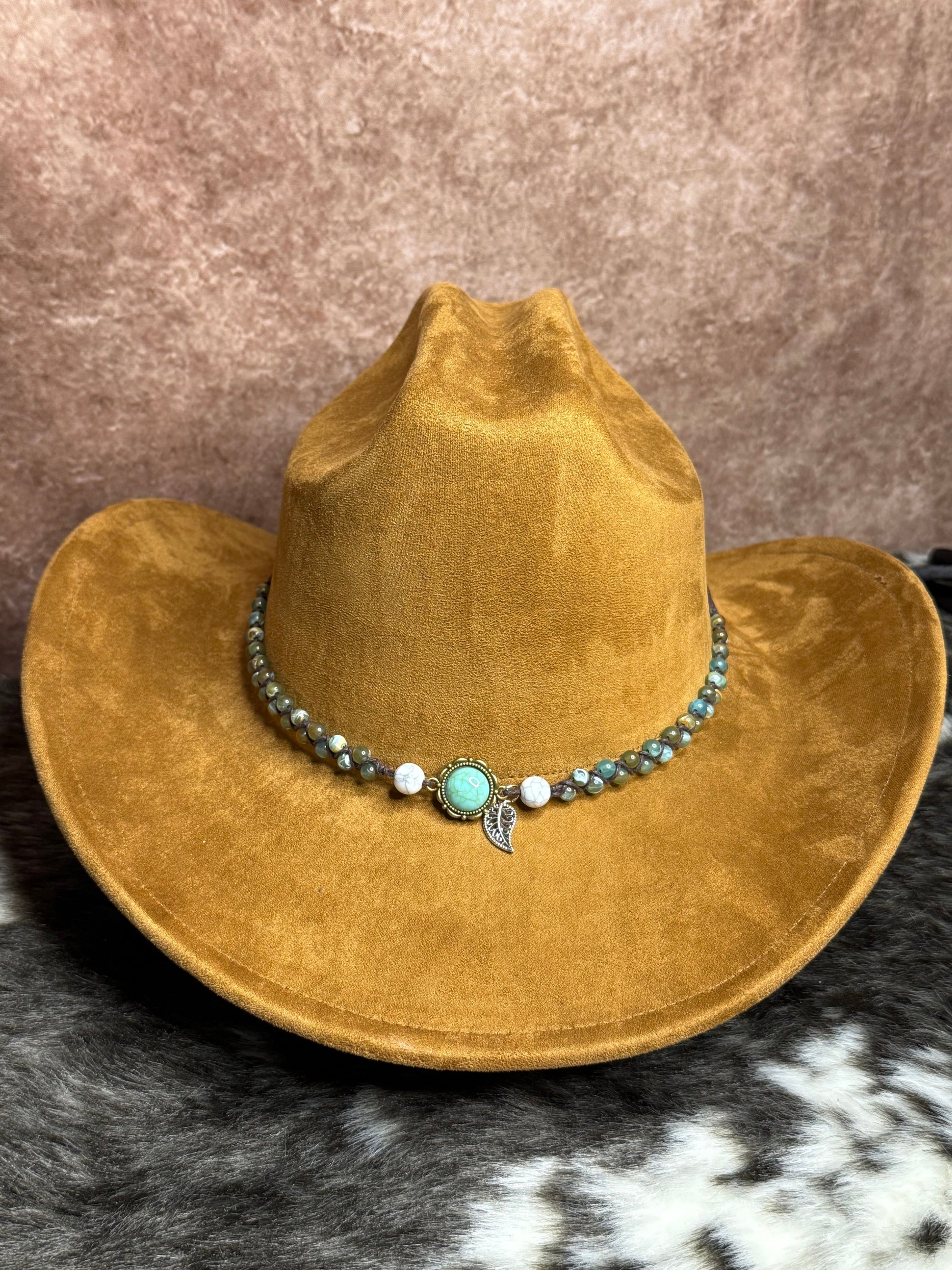 Premium Suede Cowboy Hat - Adjustable Straps Inside, Unisex Design, Size 56-58cm, Western Style, Fashionable & Functional, Shipped in a Box-0