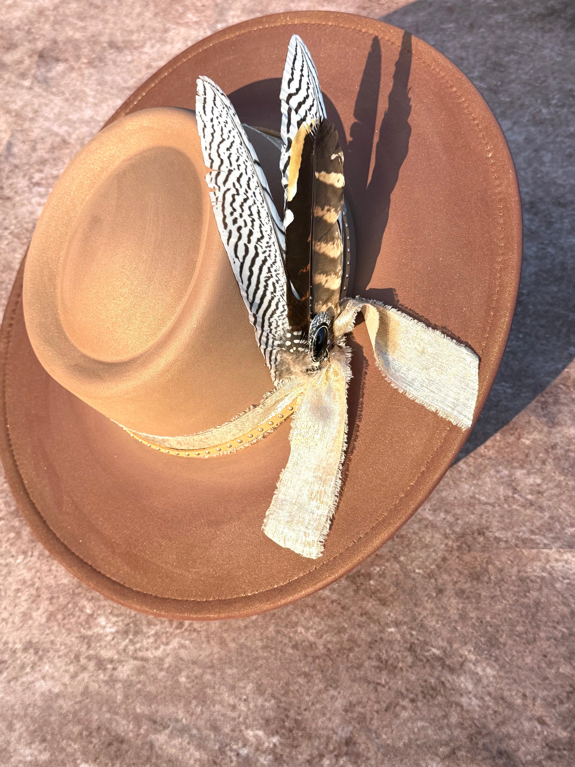 Custom handcrafted SugarCookie Fedora Hat-1