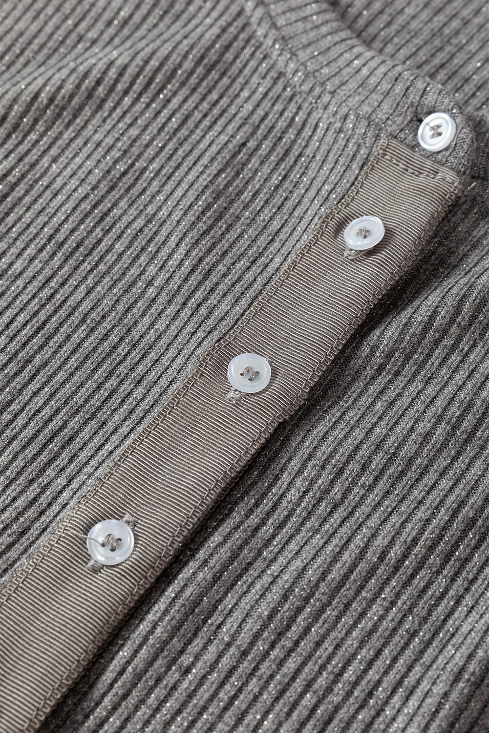 Sleet Button Down Slim Fit Ribbed Knit Cardigan