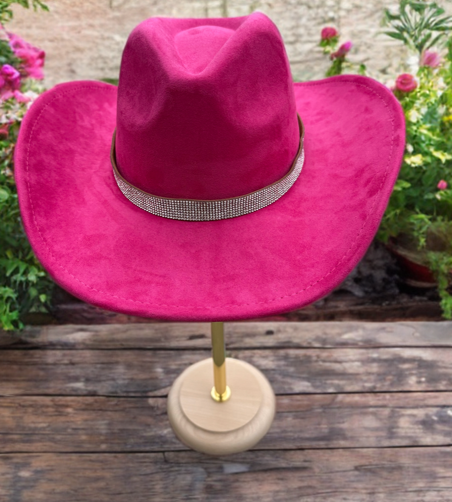 Diamond premium Suede Cowboy Hat-0