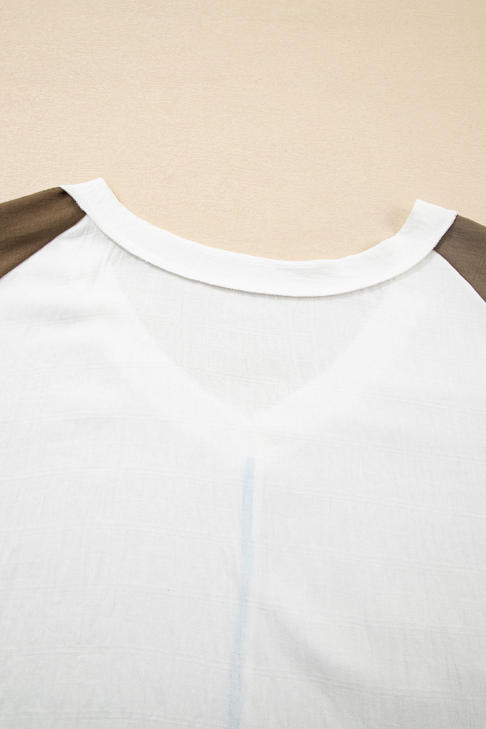 Green Colorblock Lace Patchwork Balloon Sleeve V Neck Plus Size Blouse