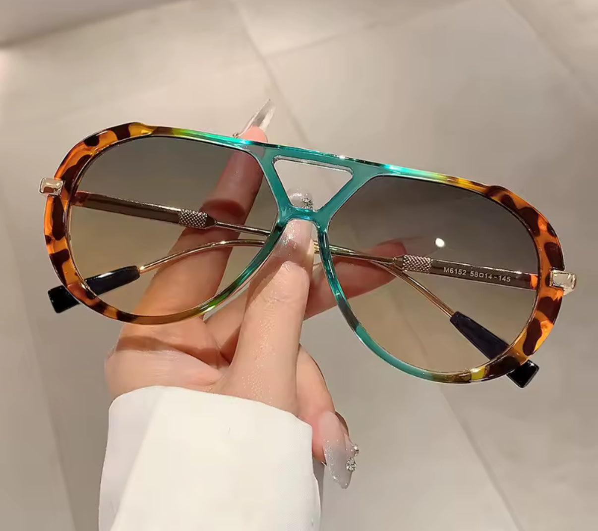 Leo Statement Sunglasses, Durable Resin & Metal Unisex Design - Lightweight-0