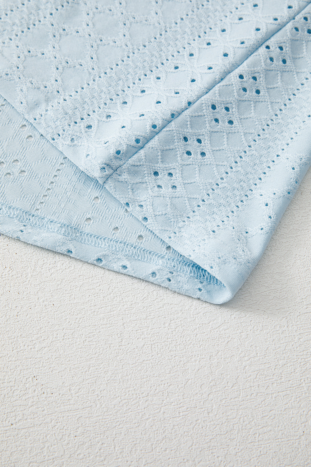 Mist Blue Solid Color Pocket Long Sleeve Cardigan