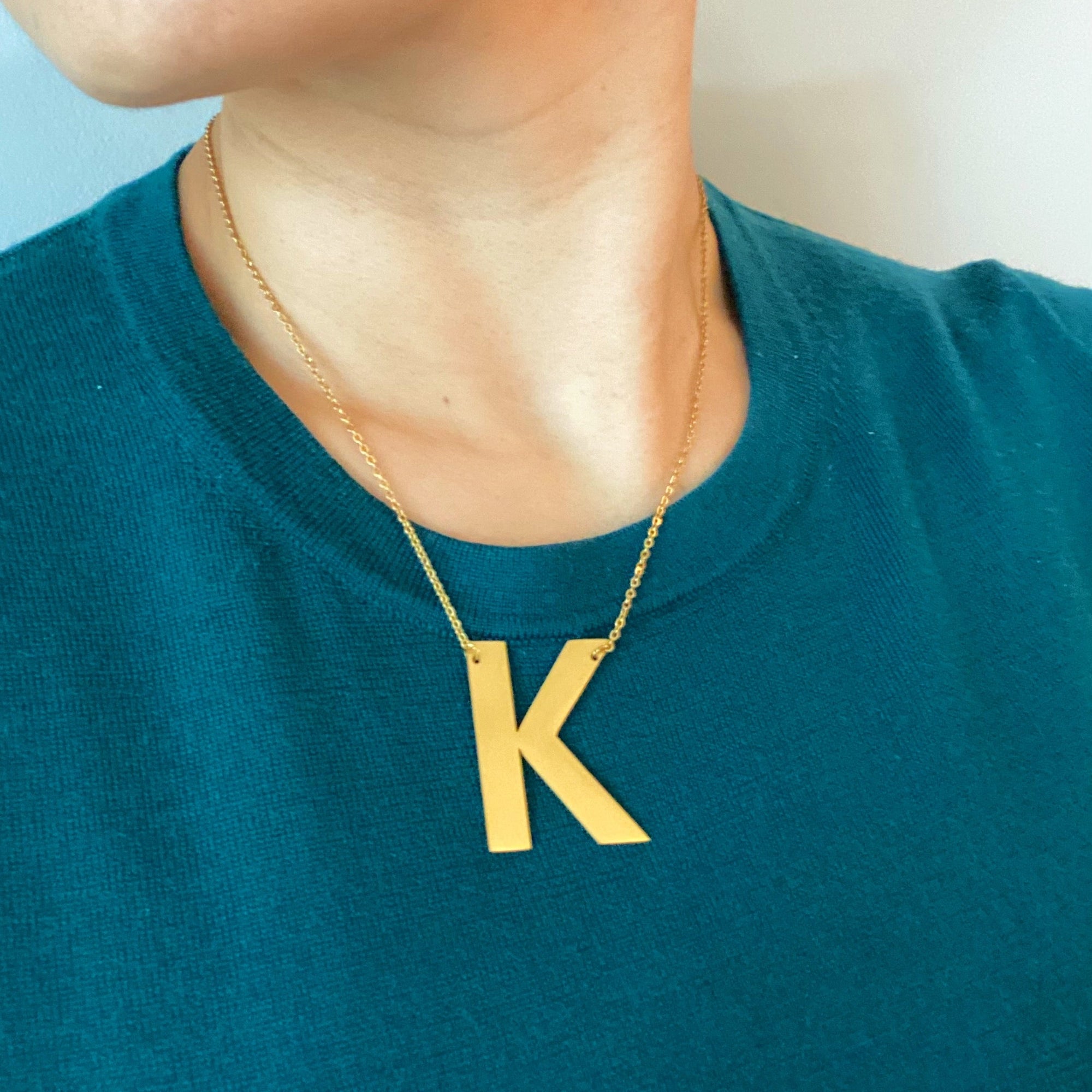 Ellison + Young: Boldly You Initial Necklace-4
