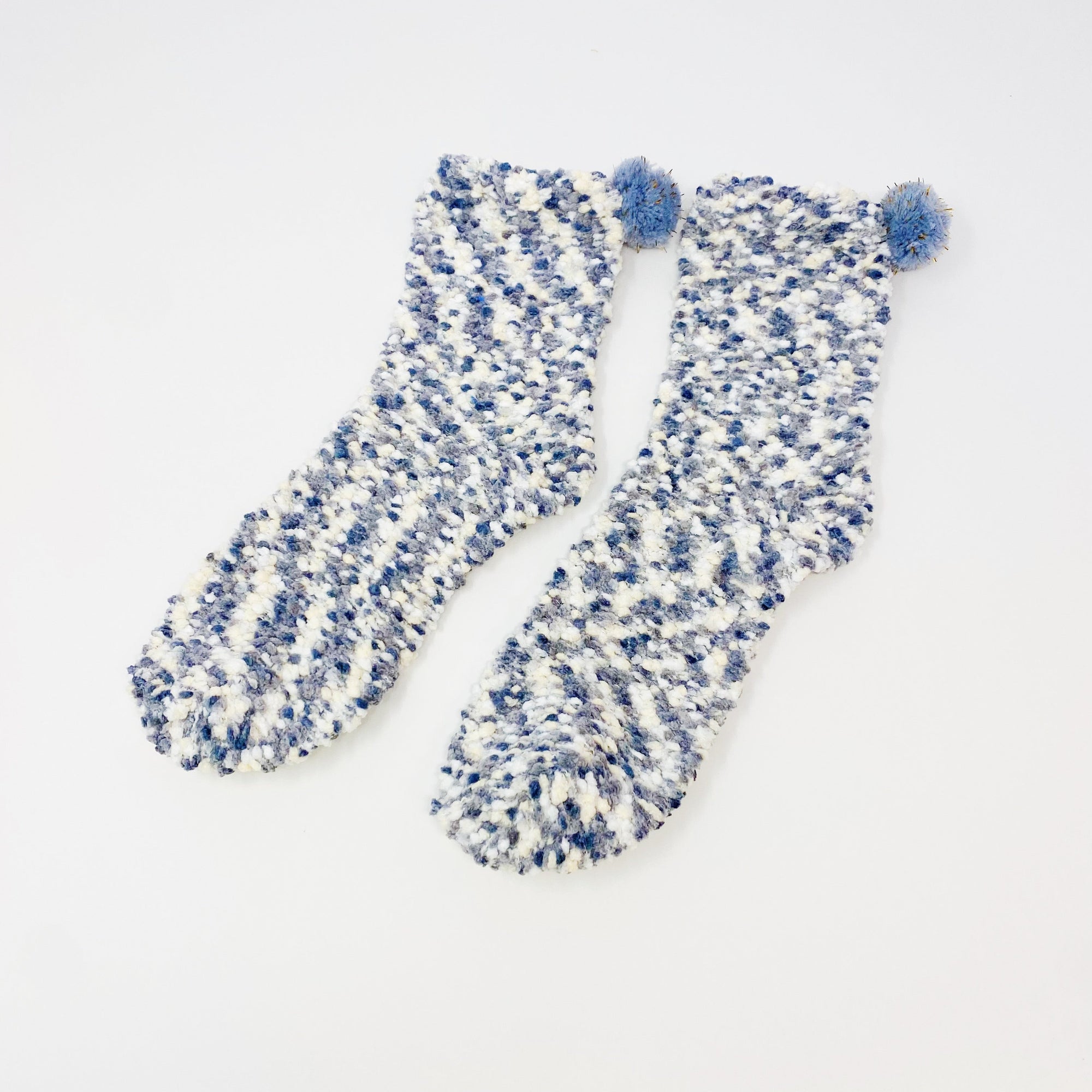 Fuzzy Pom Confetti Socks-2
