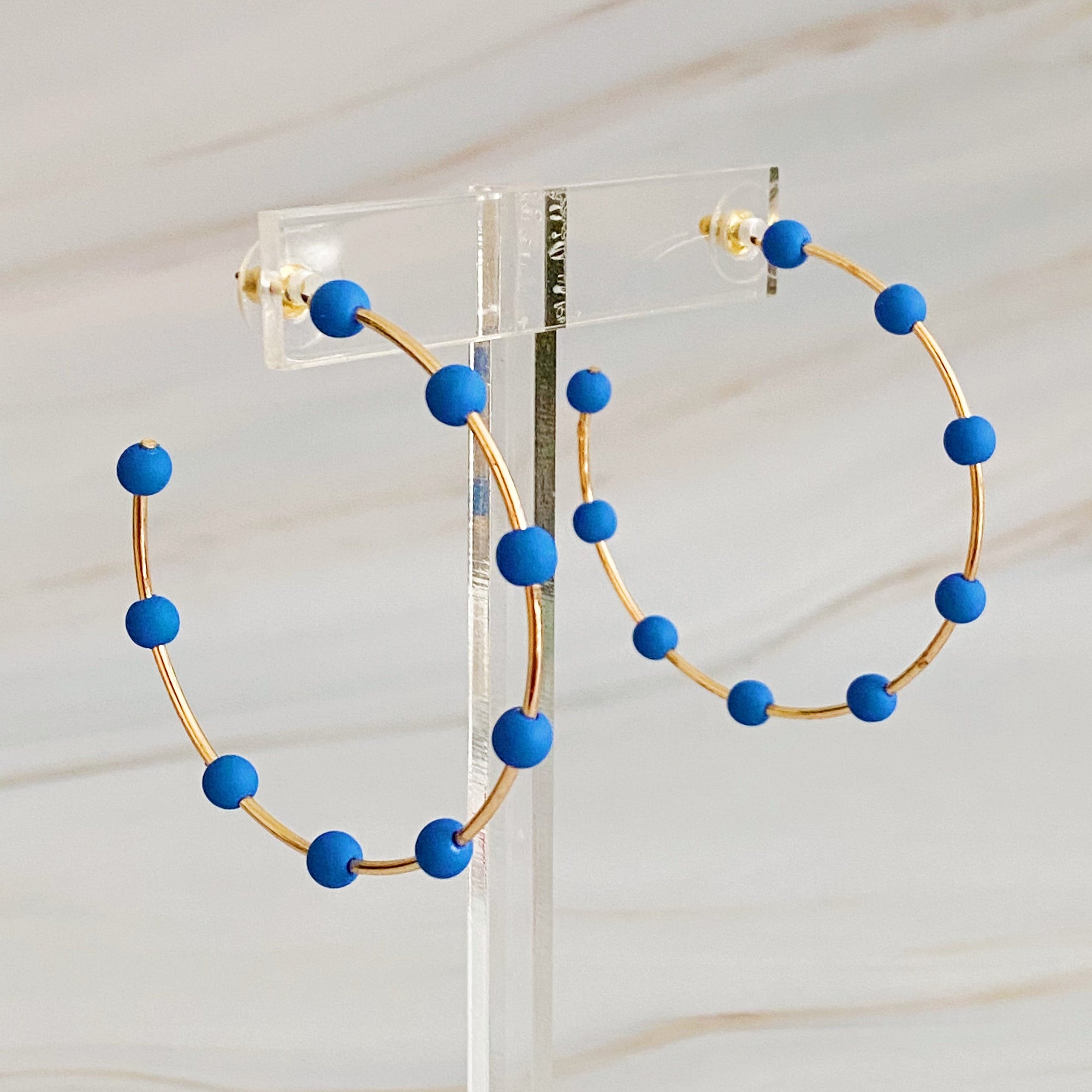 Games On Cloud Nine Hoop Earrings-5