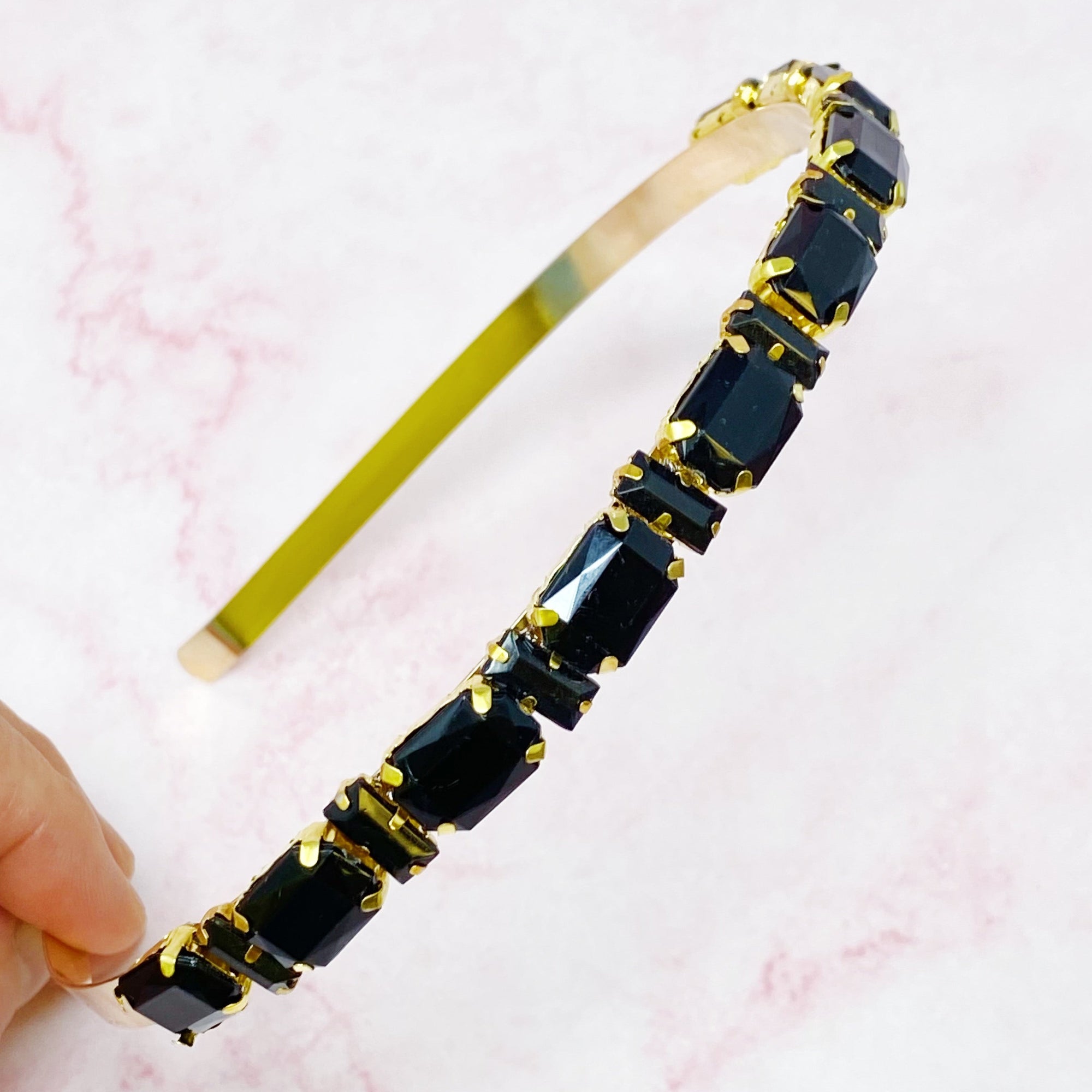 Diamonds In A Row Headband-3