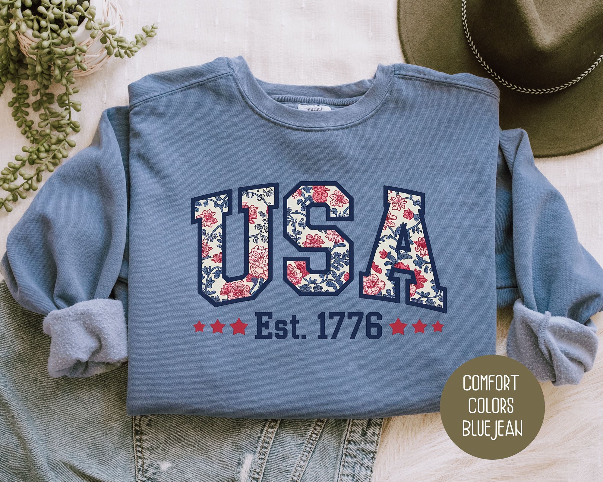 USA Comfort Colors Sweatshirt-2