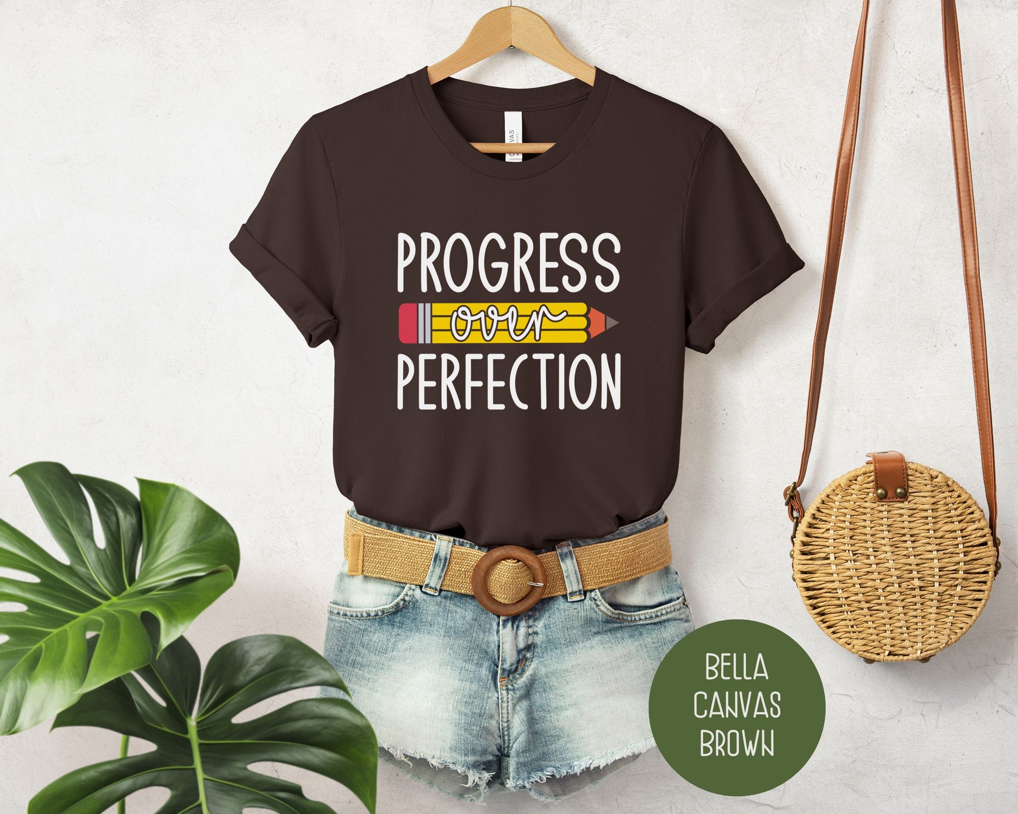 Progress Over Perfection Elementary Teacher Shirt-4