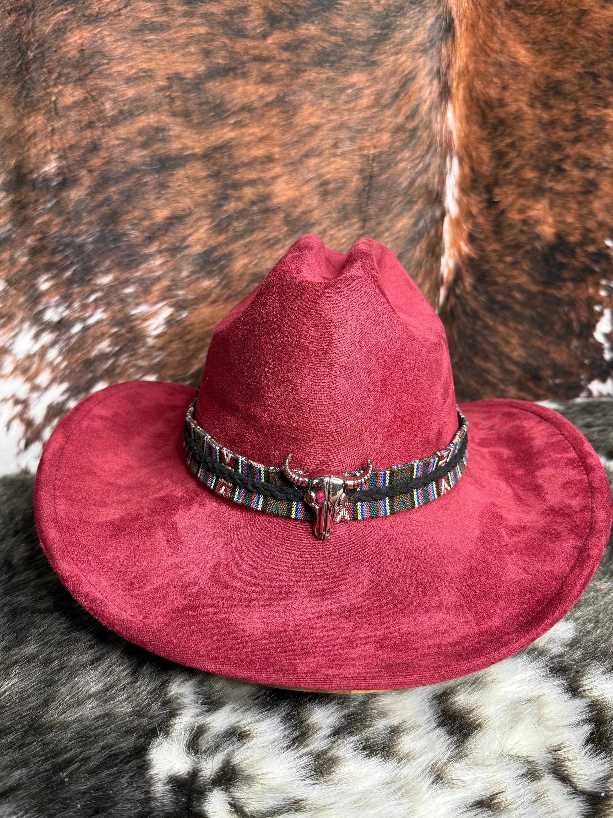 Premium Suede Cowboy Hat - Adjustable Straps Inside, Unisex Design, Size 56-58cm, Western Style, Fashionable & Functional, Shipped in a Box-0