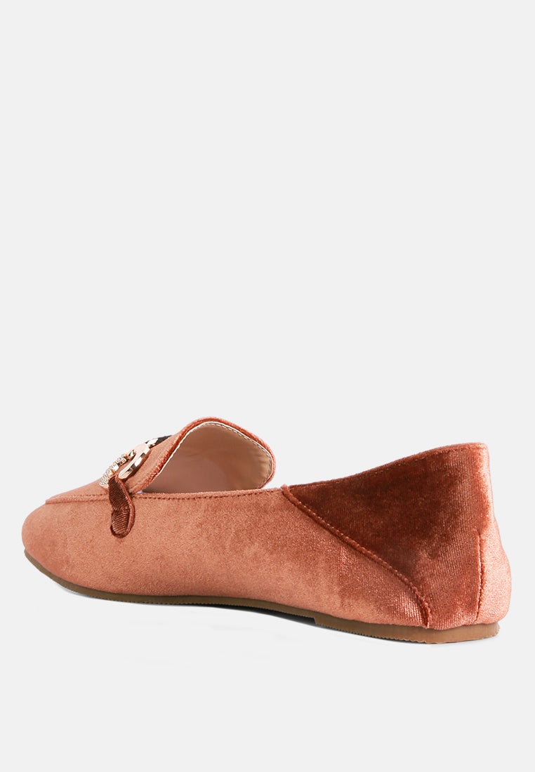 Velvet Metal Show Detail Loafers-2