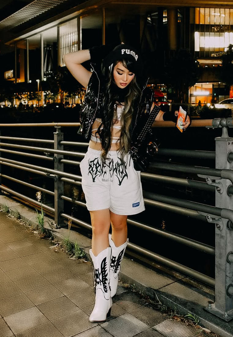 Thistle Winged Patchwork Cowboy Boots-1