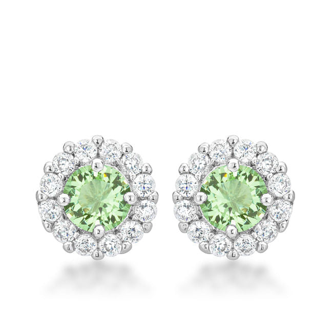 Bella Bridal Earrings in Peridot-0