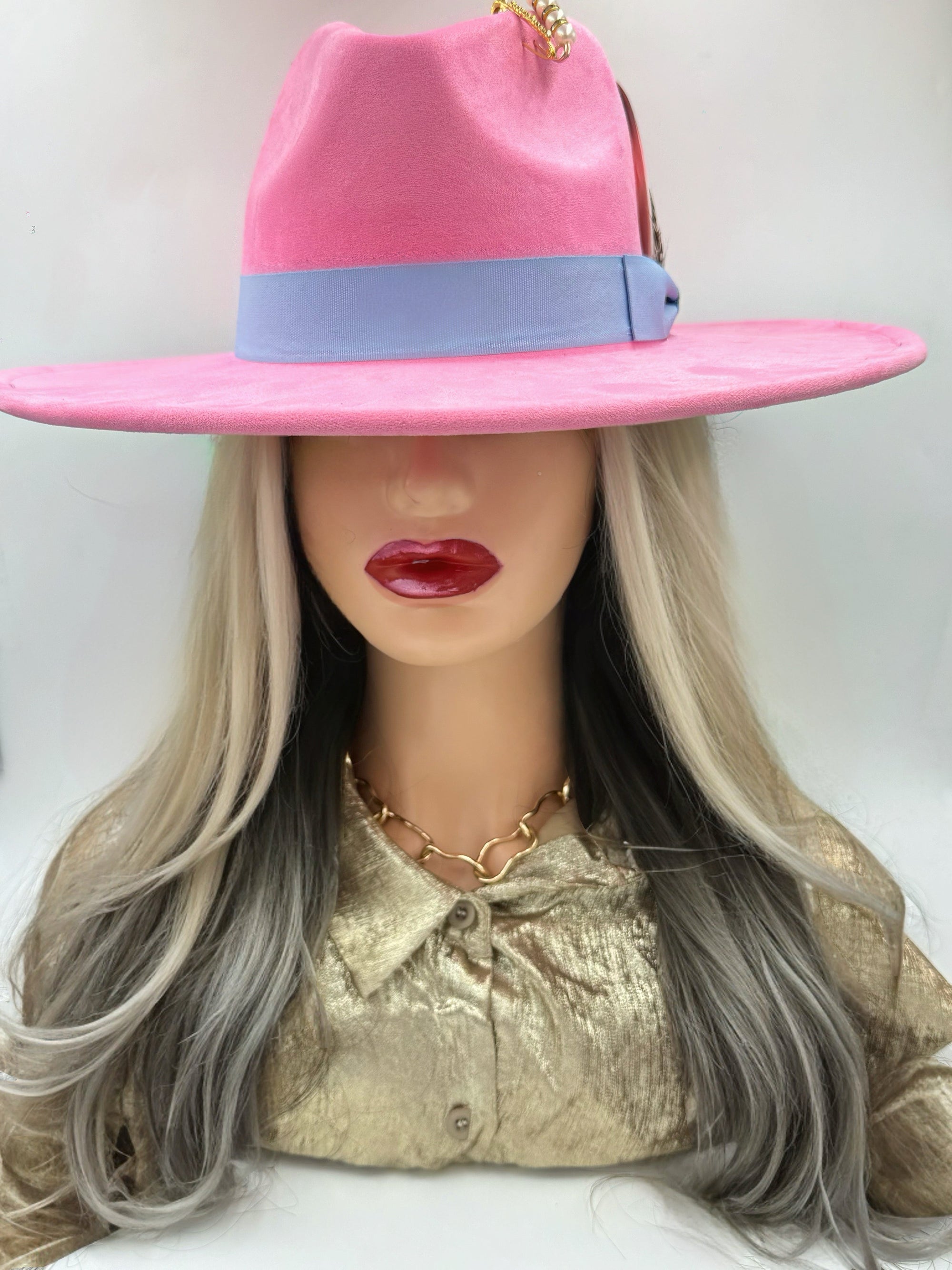 Luxury Fedora Hat-Pinkpie-0