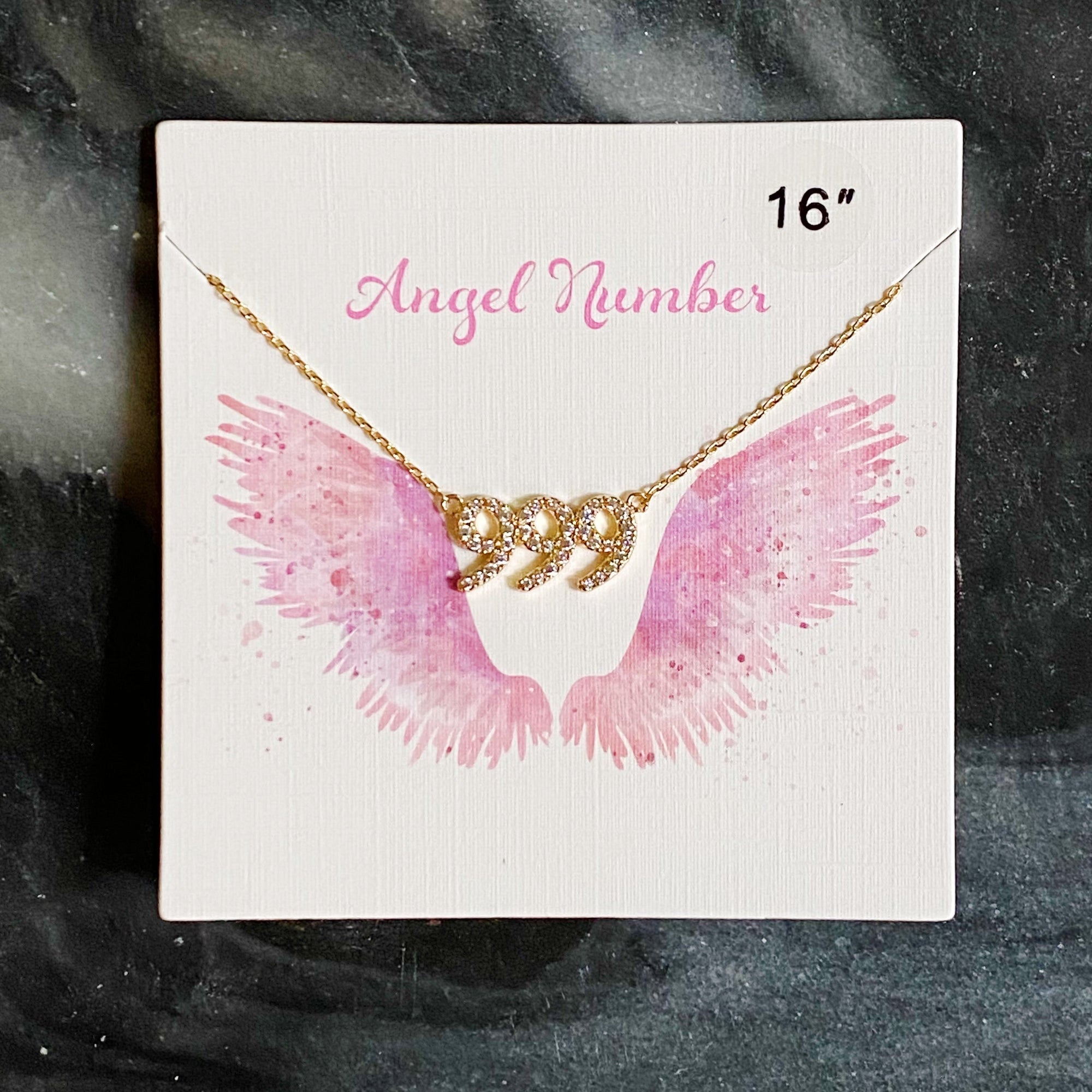 Dainty Angel Number Necklace-10