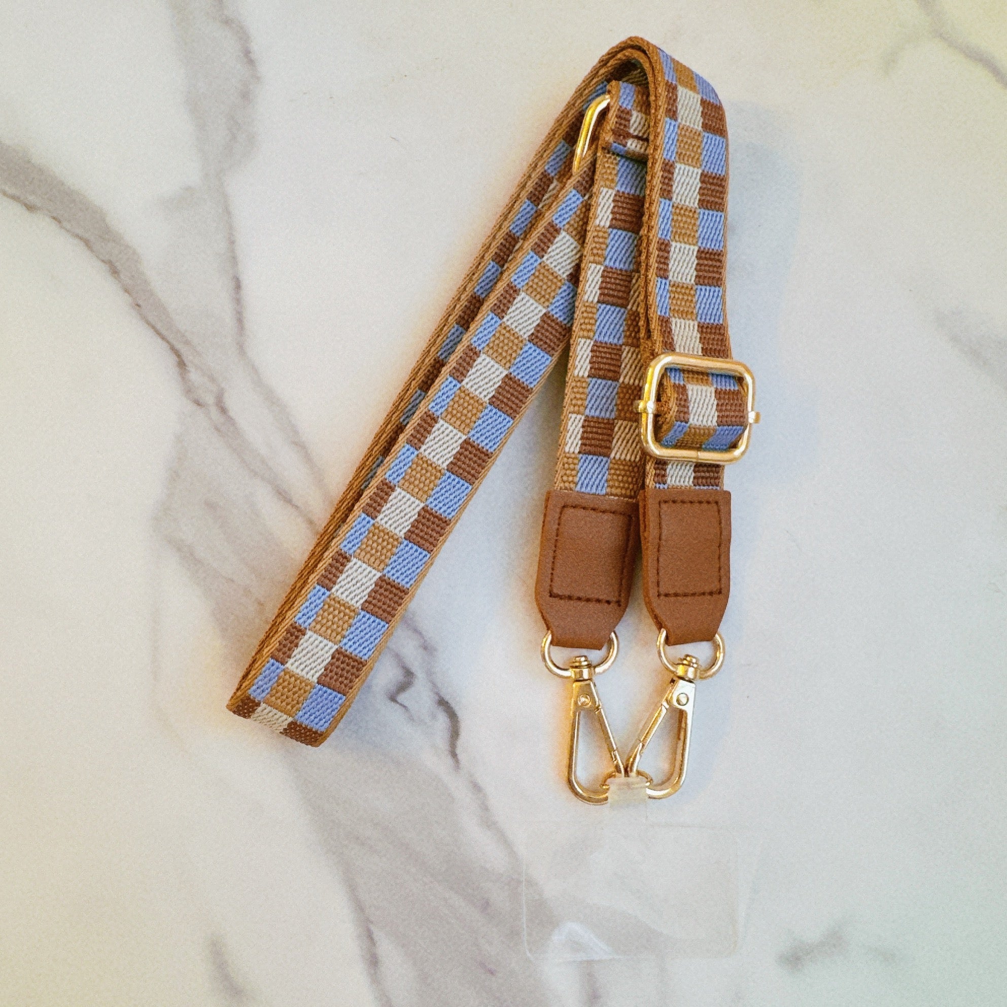 Checkered Crossbody Phone Lanyard-4