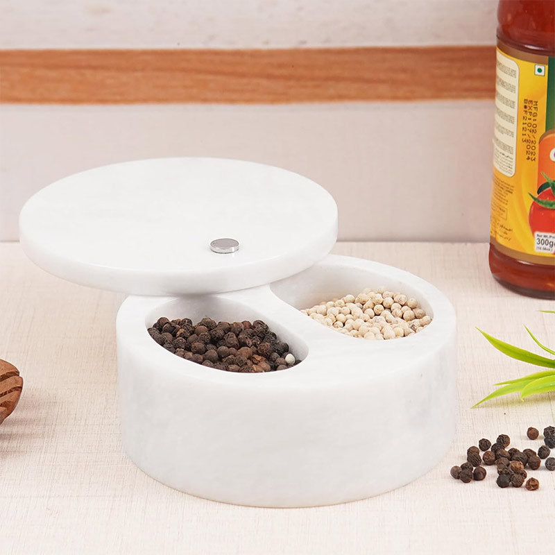 Ideal Salt and Pepper Bowl with two compartments
