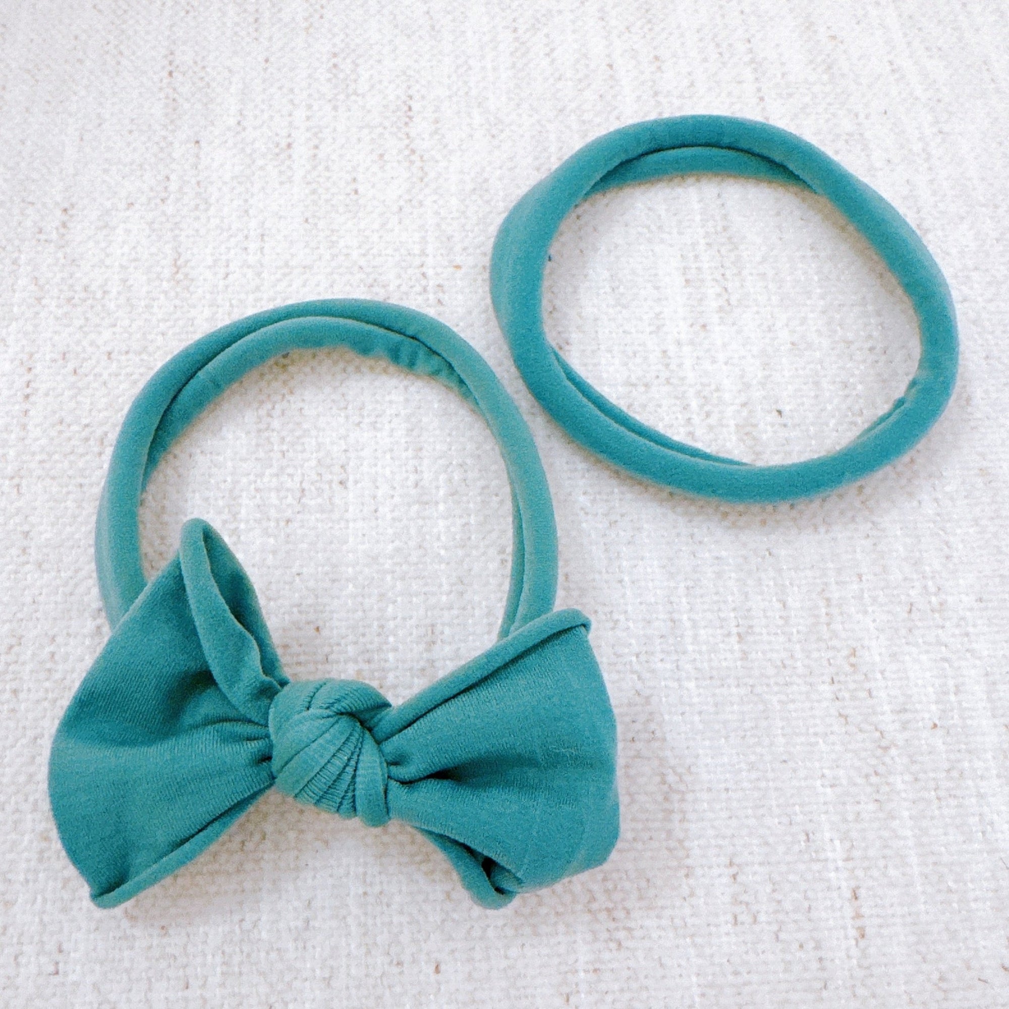 Jersey Bow Hair Ties Set Of 2-7