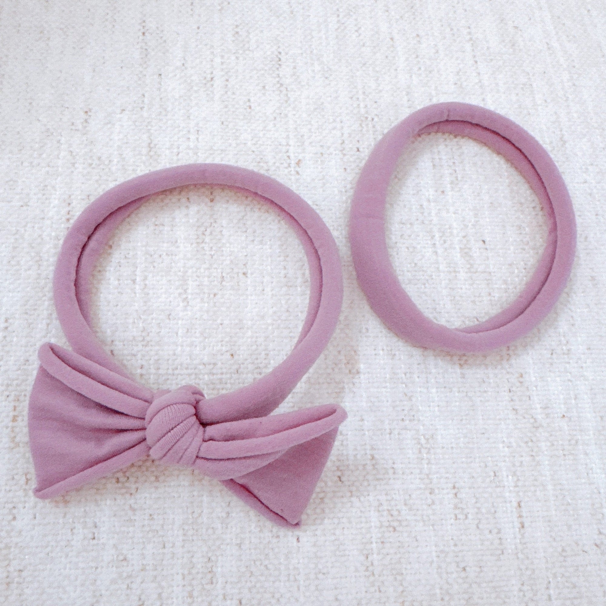 Jersey Bow Hair Ties Set Of 2-6