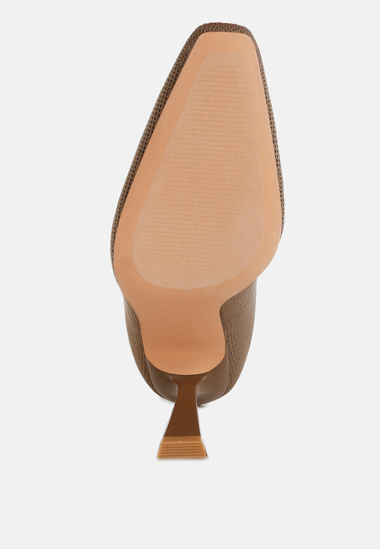 Kintley Knitted Sock Boots-4