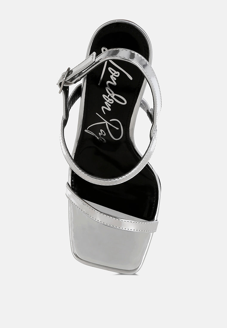 Ladra Metallic Fantasy Wedge Heel Sandals-3