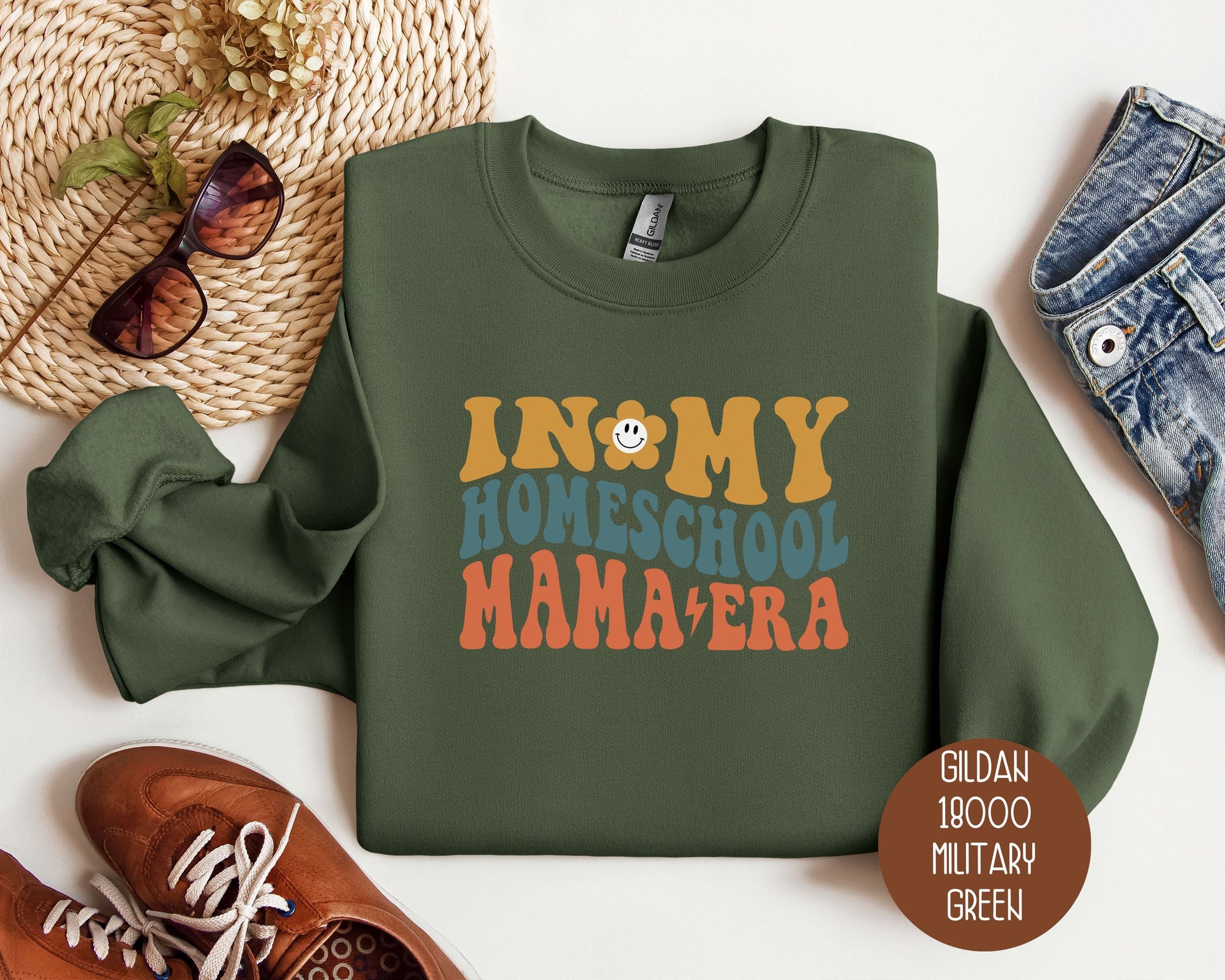 In My Homeschool Mama Era Sweatshirt-3