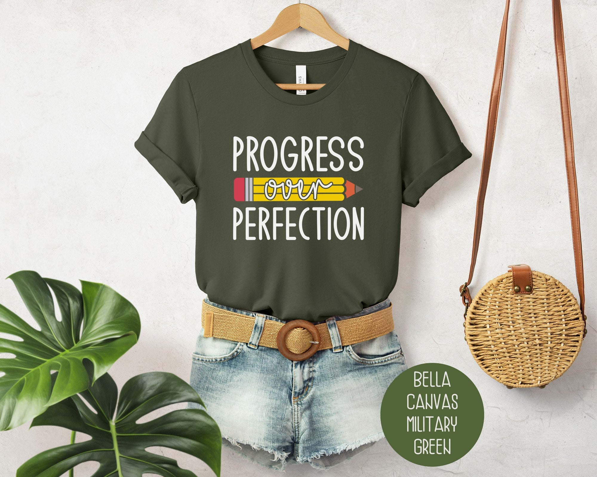 Progress Over Perfection Elementary Teacher Shirt-10