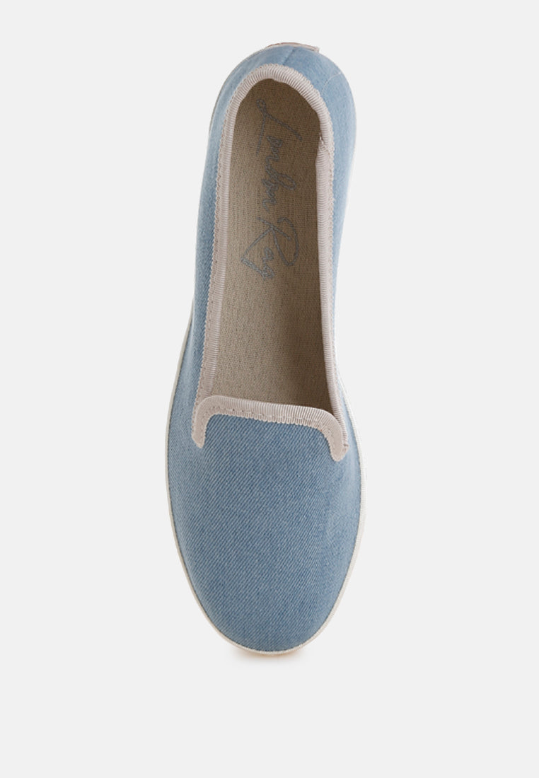 Palin Denim Slip On Loafers-3