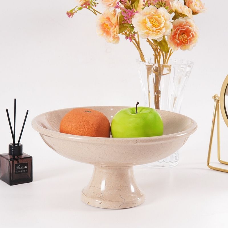 Radicaln Marble Fruit Bowl 10"x5" Inch Design A
