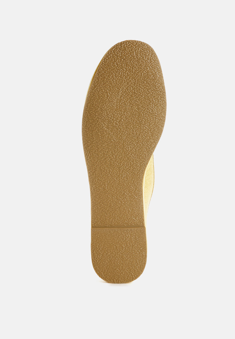 Saba Velvet Round Toe Slip-On Loafers-4