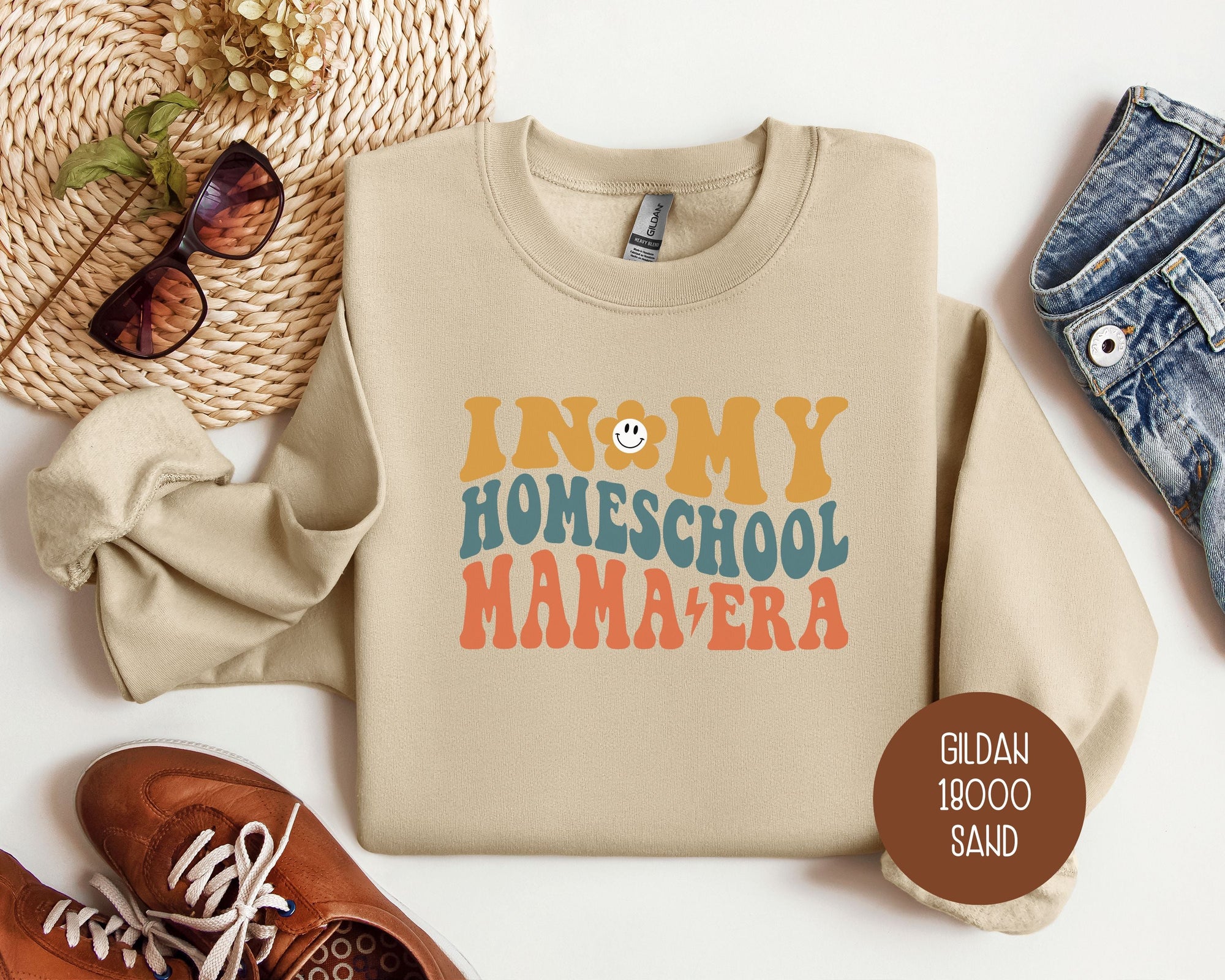 In My Homeschool Mama Era Sweatshirt-5
