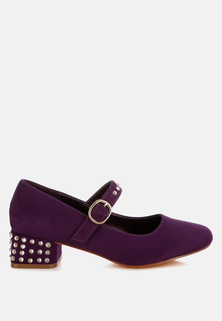 Sima Studded Mary Jane Pumps-5