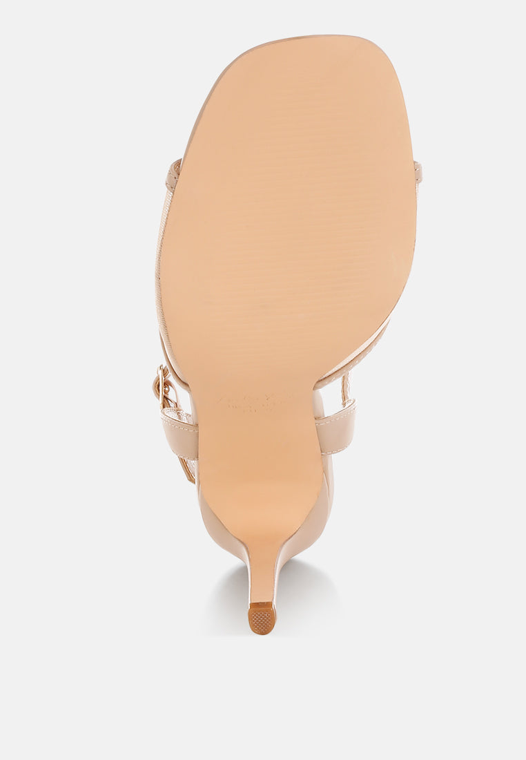 Sunisa Square Toe Stiletto Heels-4