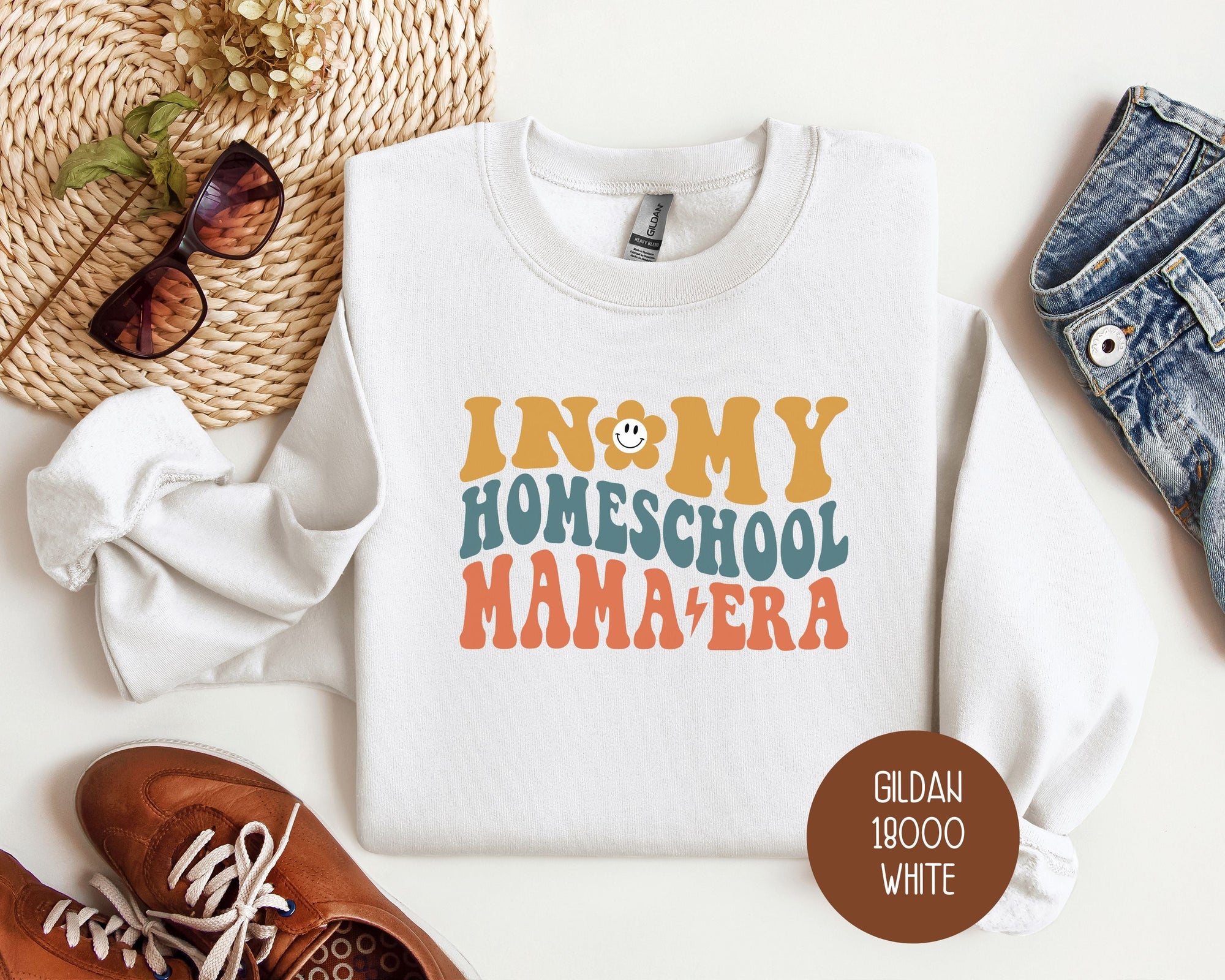 In My Homeschool Mama Era Sweatshirt-7