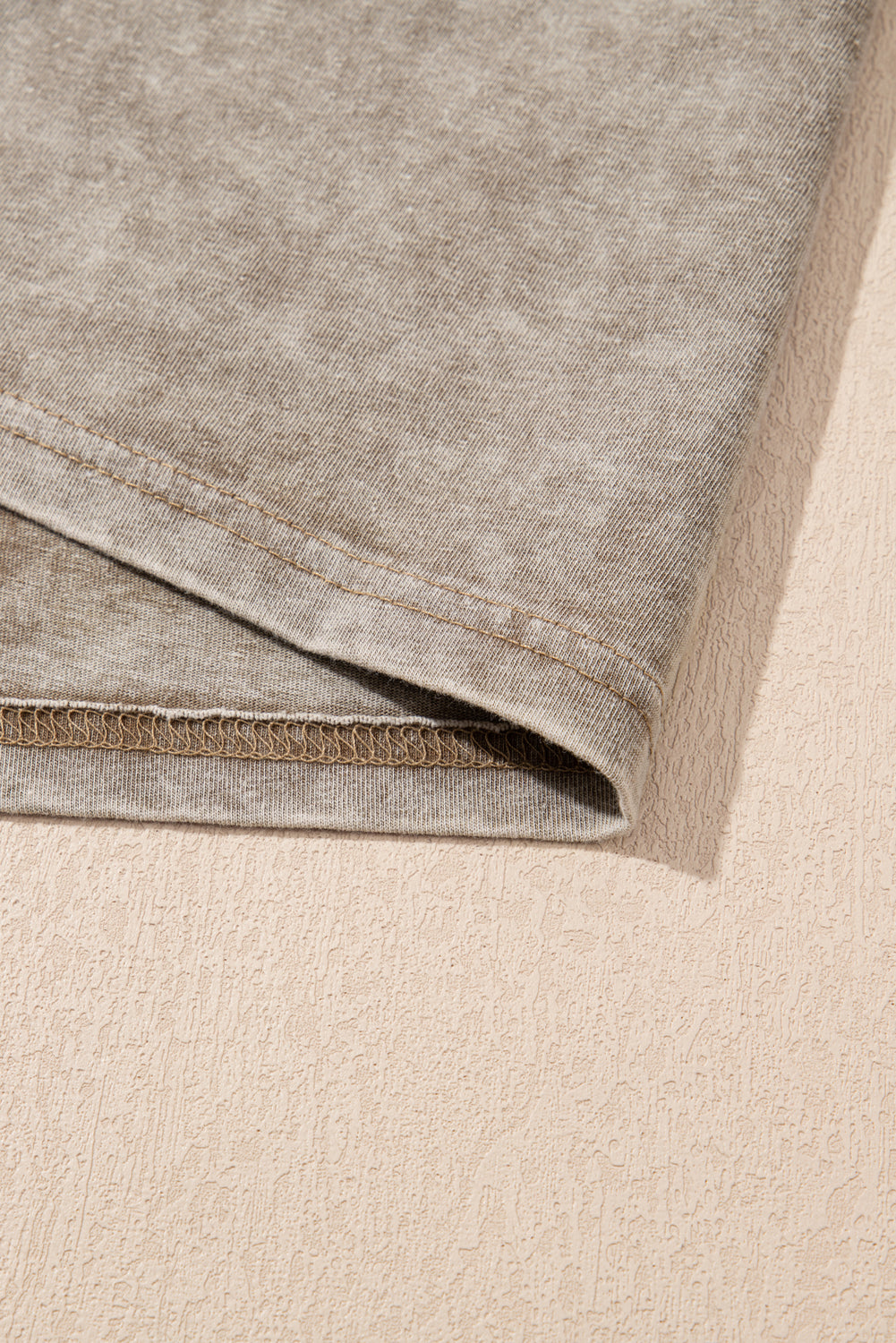 Parchment Mineral Washed Letter Graphic Top