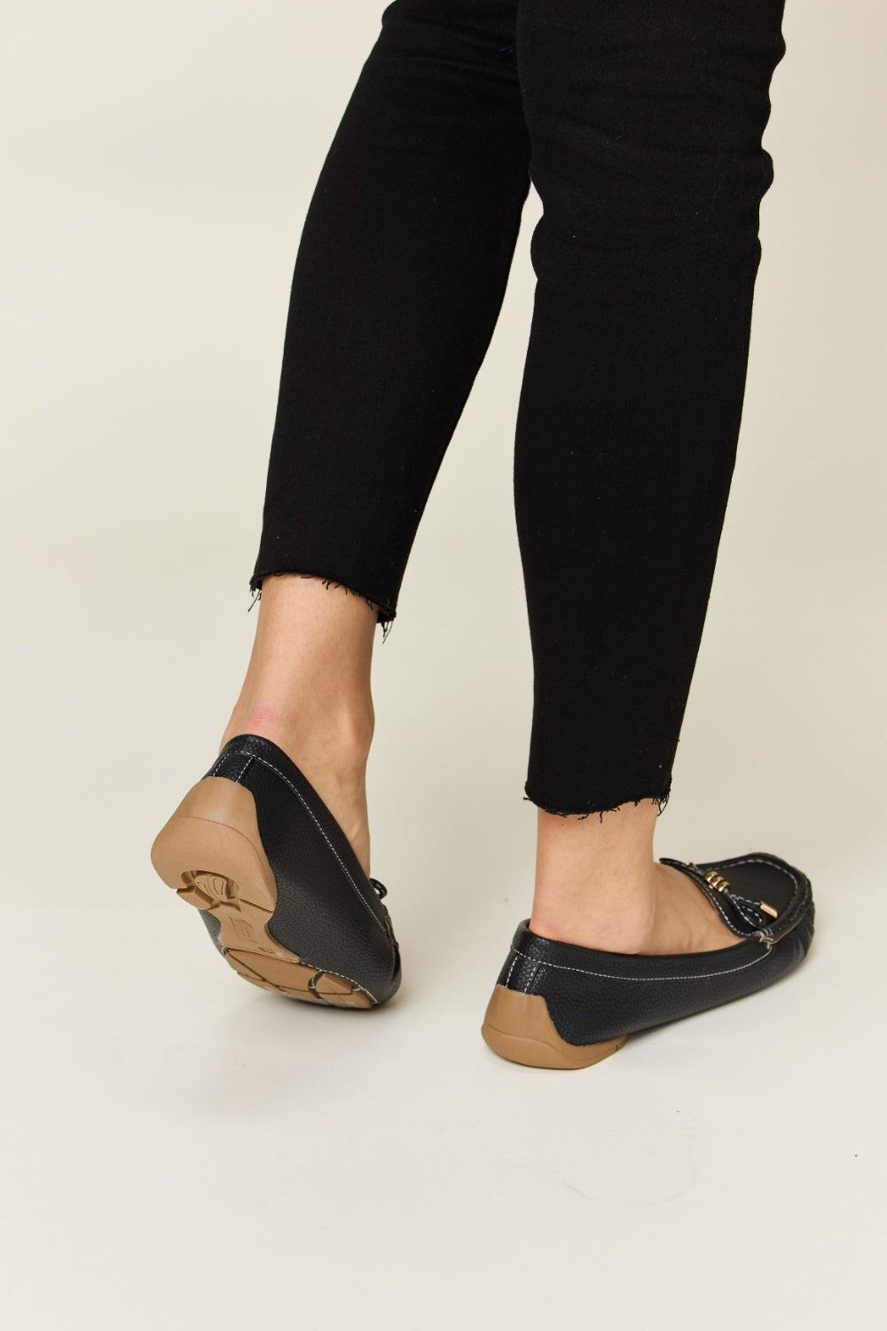 Forever Link Slip On Bow Flats Loafers-2