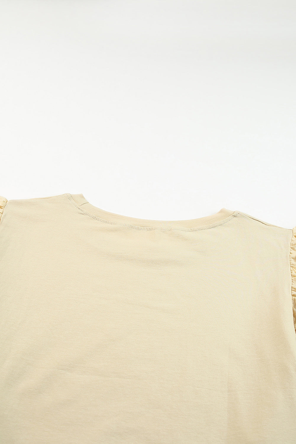 Apricot Plus Size Flutter Sleeve Top